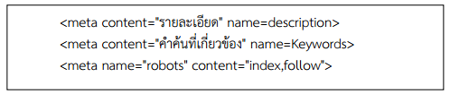 การใส่ meta tag